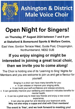 Open Night for Singers